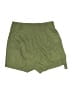 Shein 100% Polyester Solid Green Cargo Shorts Size 4 - photo 2