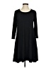 Soho Solid Black Casual Dress Size S - photo 1