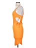 Almost Famous Orange Cocktail Dress Size S - photo 5