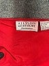 Allyson Whitmore 100% Polyester Red Short Sleeve Blouse Size L - photo 7