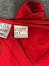 Allyson Whitmore 100% Polyester Red Short Sleeve Blouse Size L - photo 8