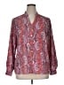 Desigual Paisley Red Long Sleeve Blouse Size XL (estimated) - photo 1