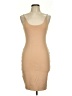Unbranded Solid Tan Cocktail Dress Size L - photo 1