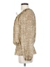 MICHAEL Michael Kors 100% Polyester Gold Long Sleeve Blouse Size S - photo 5