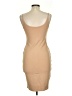 Unbranded Solid Tan Cocktail Dress Size L - photo 2