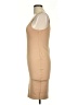 Unbranded Solid Tan Cocktail Dress Size L - photo 5