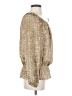 MICHAEL Michael Kors 100% Polyester Gold Long Sleeve Blouse Size S - photo 4
