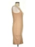 Unbranded Solid Tan Cocktail Dress Size L - photo 4