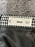 MNG Houndstooth Gray Casual Skirt Size S - photo 4