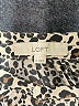 Ann Taylor LOFT 100% Polyester Animal Print Brown Long Sleeve Blouse Size M - photo 7