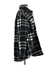 H&M 100% Polyester Plaid Black Coat Size S - photo 4
