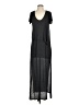 HEATHER 100% Modal Gray Casual Dress Size S - photo 1