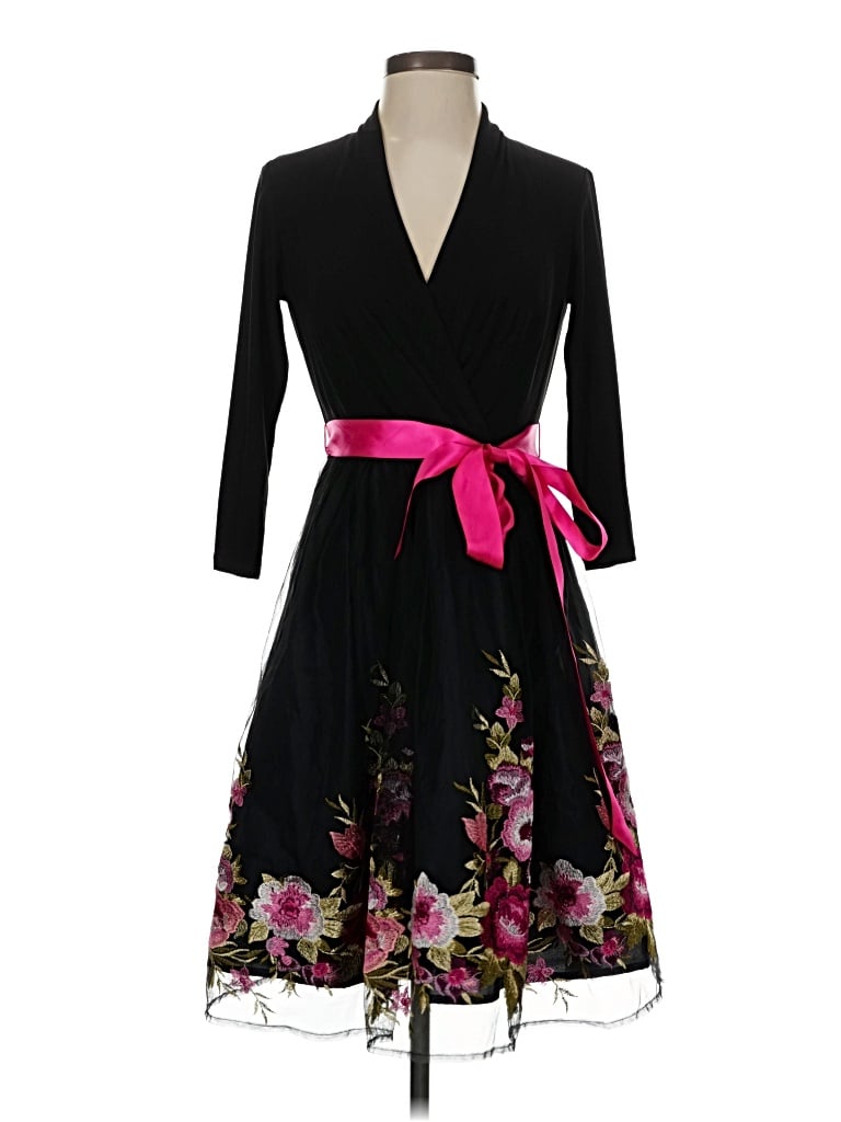 Chetta B Cocktail Dress In Black