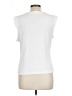 Nine West White Sleeveless Blouse Size L - photo 2