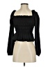 Le Lis 100% Polyester Black Long Sleeve Blouse Size S - photo 1
