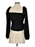 Le Lis 100% Polyester Black Long Sleeve Blouse Size S - photo 2