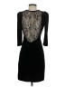 Zara Basic Solid Black Cocktail Dress Size S - photo 2