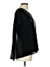 Torrid Black Short Sleeve Blouse Size Lg Plus (0) - photo 4