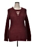 Derek Heart 100% Acrylic Burgundy Pullover Sweater Size 1X - photo 1