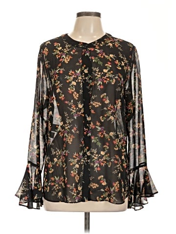 Rachel Roy Long Sleeve Blouse (view 1)