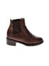 Ugg Collection 100% Leather Brown Ankle Boots Size 7 1/2 - photo 1