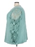 BLOOMCHIC Teal Long Sleeve Blouse Size 22 - 24 - photo 5