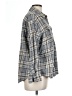 Old Navy 100% Cotton Plaid Gray Long Sleeve Button-Down Shirt Size L - photo 4