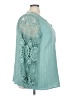 BLOOMCHIC Teal Long Sleeve Blouse Size 22 - 24 - photo 4