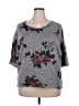 Bobbie Brooks Gray 3/4 Sleeve Top Size 2X - photo 1