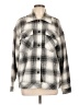 Boston Traders Houndstooth Silver Long Sleeve Button-Down Shirt Size L - photo 1