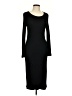Renee C. Solid Black Cocktail Dress Size L - photo 1