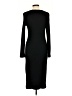 Renee C. Solid Black Cocktail Dress Size L - photo 2