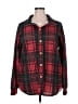 Heimish U.S.A Plaid Red Long Sleeve Blouse Size 2X - photo 1