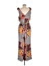 Harlyn 100% Polyester Paisley Brown Jumpsuit Size M - photo 2