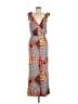 Harlyn 100% Polyester Paisley Brown Jumpsuit Size M - photo 1