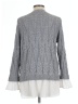 Elle 100% Acrylic Gray Long Sleeve Top Size L - photo 2
