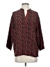 ALLSAINTS 100% Silk Red 3/4 Sleeve Silk Top Size 4 - photo 1