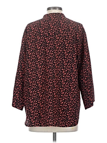 ALLSAINTS 3/4 Sleeve Silk Top (view 2)