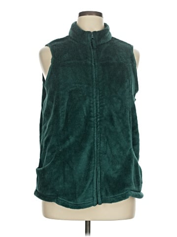 Basic Editions Faux Fur Vest (view 1)