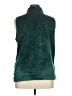 Basic Editions 100% Polyester Green Faux Fur Vest Size XL - photo 2