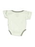 Assorted Brands 100% Cotton Ivory Short Sleeve Onesie Size 3-6 mo - photo 2