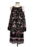 Max Studio 100% Polyester Paisley Black Casual Dress Size XS - photo 2