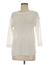 Ann Taylor Factory Metallic Ivory Pullover Sweater Size M (petite) - photo 1