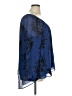 Torrid Blue 3/4 Sleeve Blouse Size 1X Plus (1) - photo 4