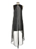 BCBGeneration 100% Polyester Houndstooth Silver Casual Dress Size S - photo 2