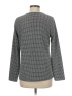 EMALINE Houndstooth Gray Long Sleeve Top Size M - photo 2
