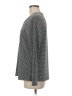 EMALINE Houndstooth Gray Long Sleeve Top Size M - photo 5