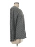 EMALINE Houndstooth Gray Long Sleeve Top Size M - photo 4
