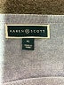 Karen Scott 100% Cotton Color Block Blue Pullover Sweater Size XL - photo 7