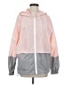 Assorted Brands 100% Polyester Color Block Pink Windbreaker Size S - photo 1